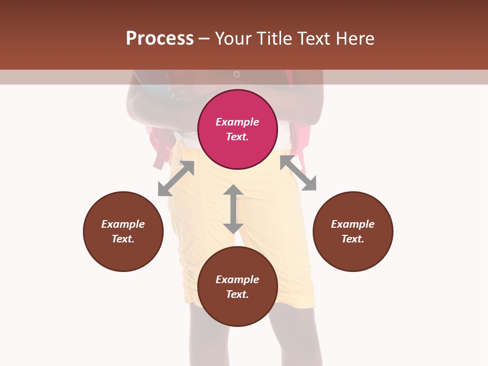 Female Colorful Black PowerPoint Template