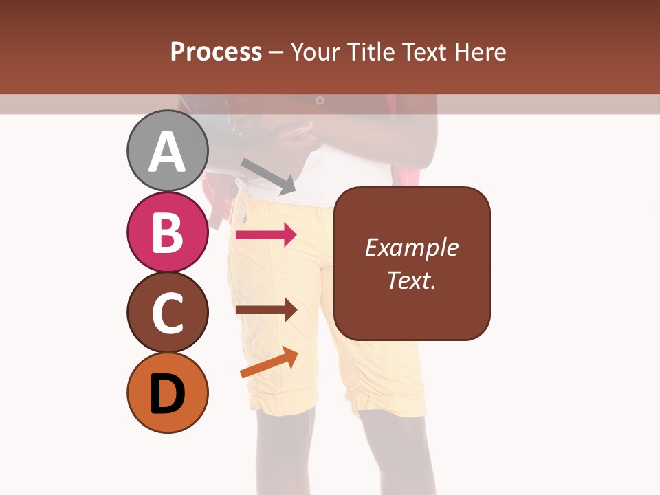 Female Colorful Black PowerPoint Template