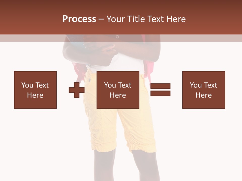 Female Colorful Black PowerPoint Template