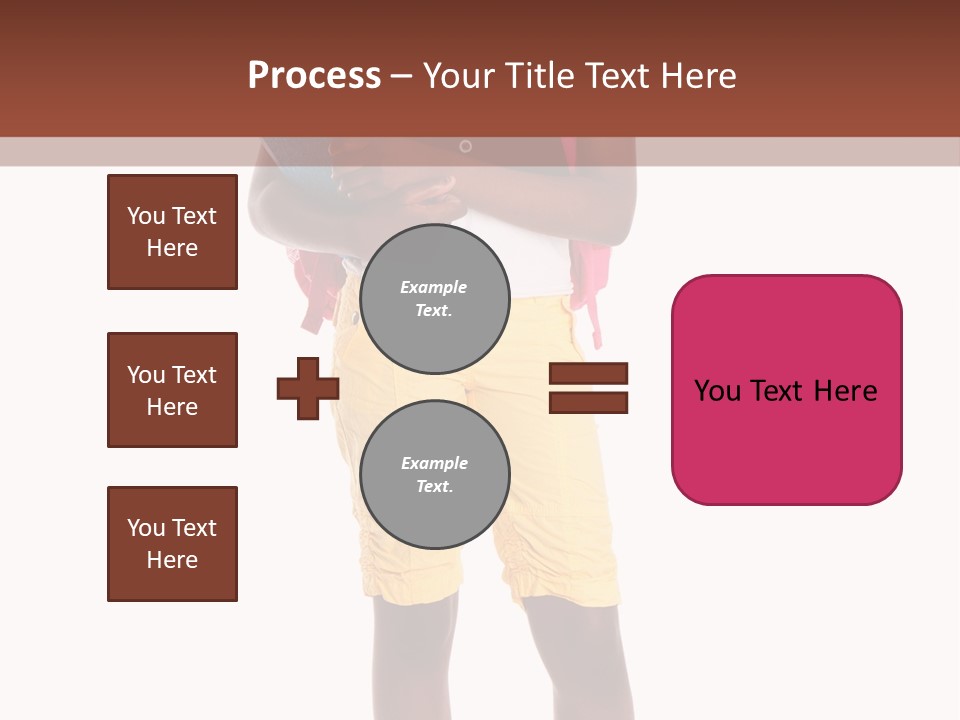 Female Colorful Black PowerPoint Template