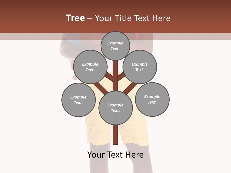 Female Colorful Black PowerPoint Template