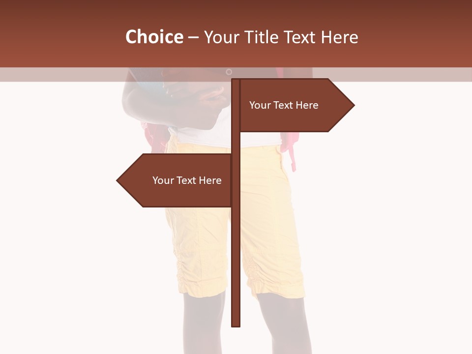 Female Colorful Black PowerPoint Template