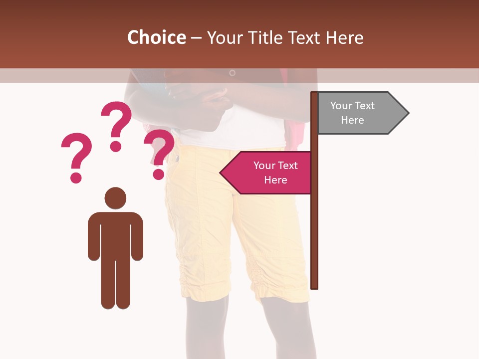 Female Colorful Black PowerPoint Template