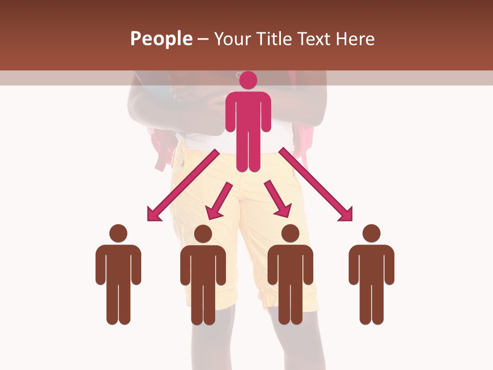 Female Colorful Black PowerPoint Template