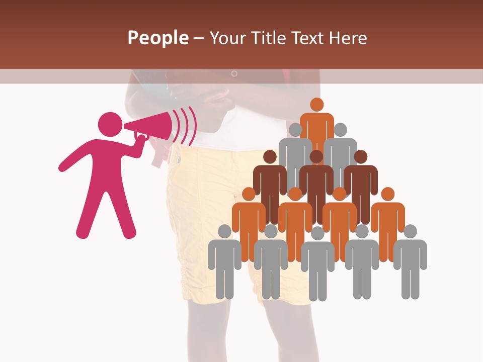 Female Colorful Black PowerPoint Template