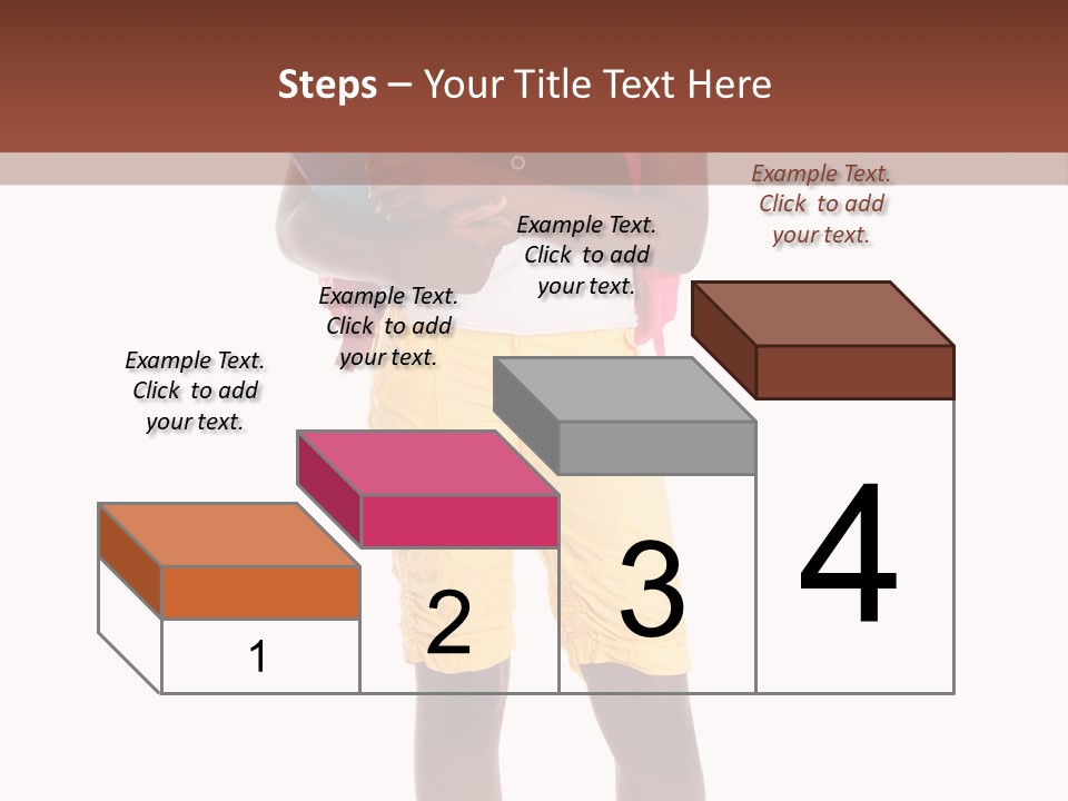 Female Colorful Black PowerPoint Template