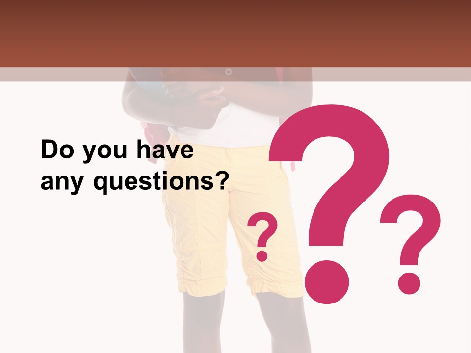 Female Colorful Black PowerPoint Template