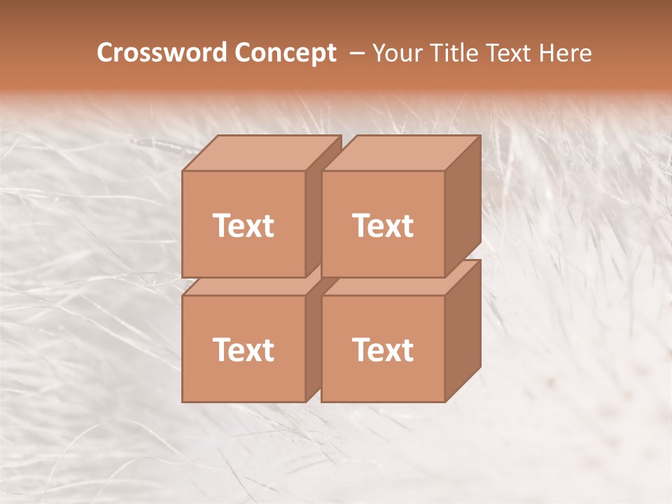 Hair Disease Carrier Brown PowerPoint Template