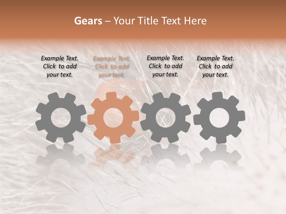 Hair Disease Carrier Brown PowerPoint Template