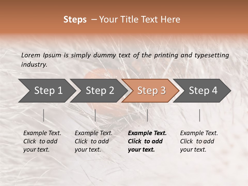 Hair Disease Carrier Brown PowerPoint Template