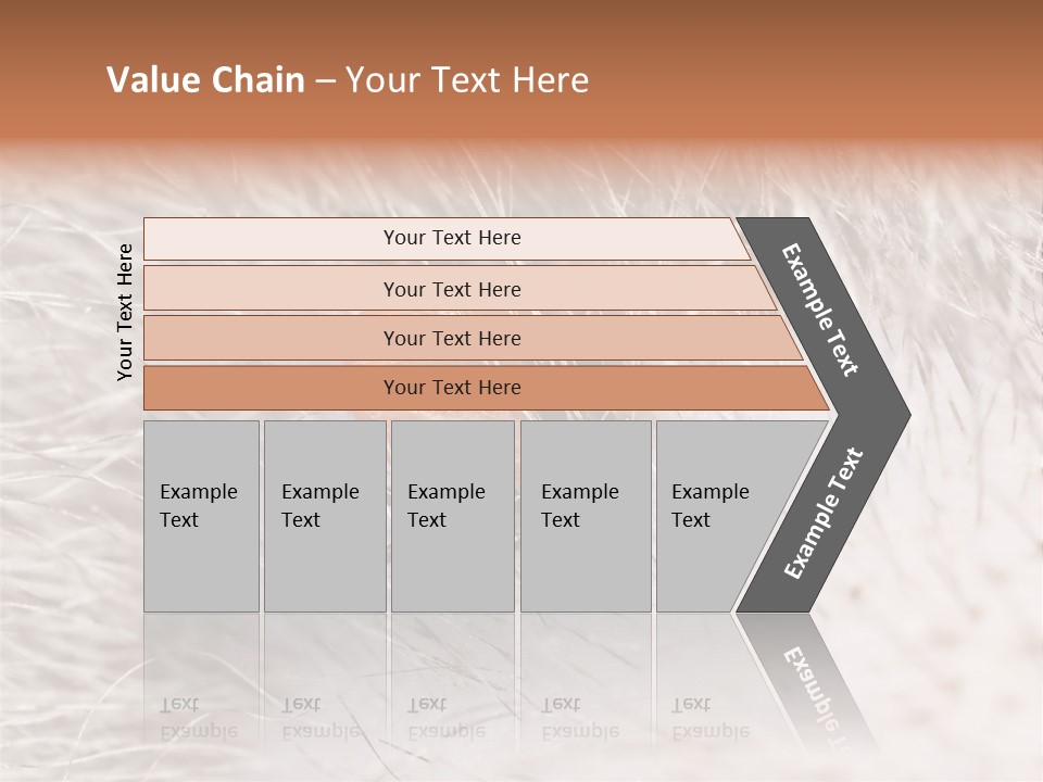 Hair Disease Carrier Brown PowerPoint Template