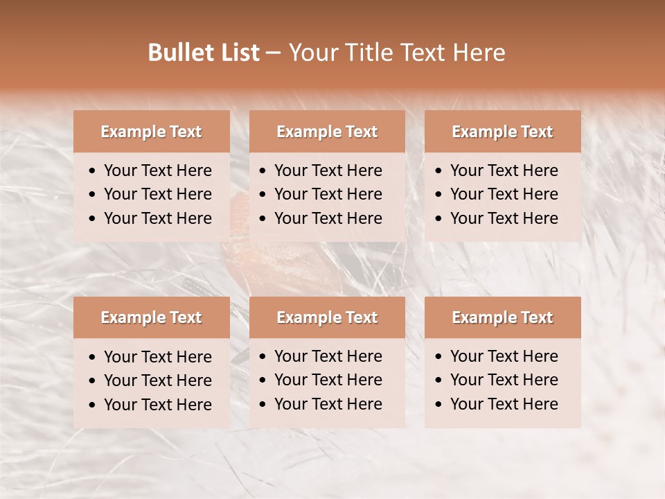 Hair Disease Carrier Brown PowerPoint Template