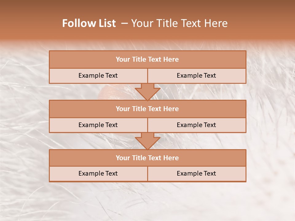 Hair Disease Carrier Brown PowerPoint Template