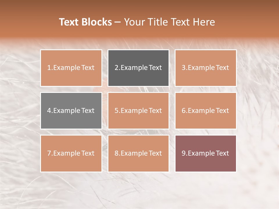 Hair Disease Carrier Brown PowerPoint Template