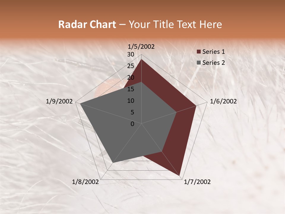Hair Disease Carrier Brown PowerPoint Template