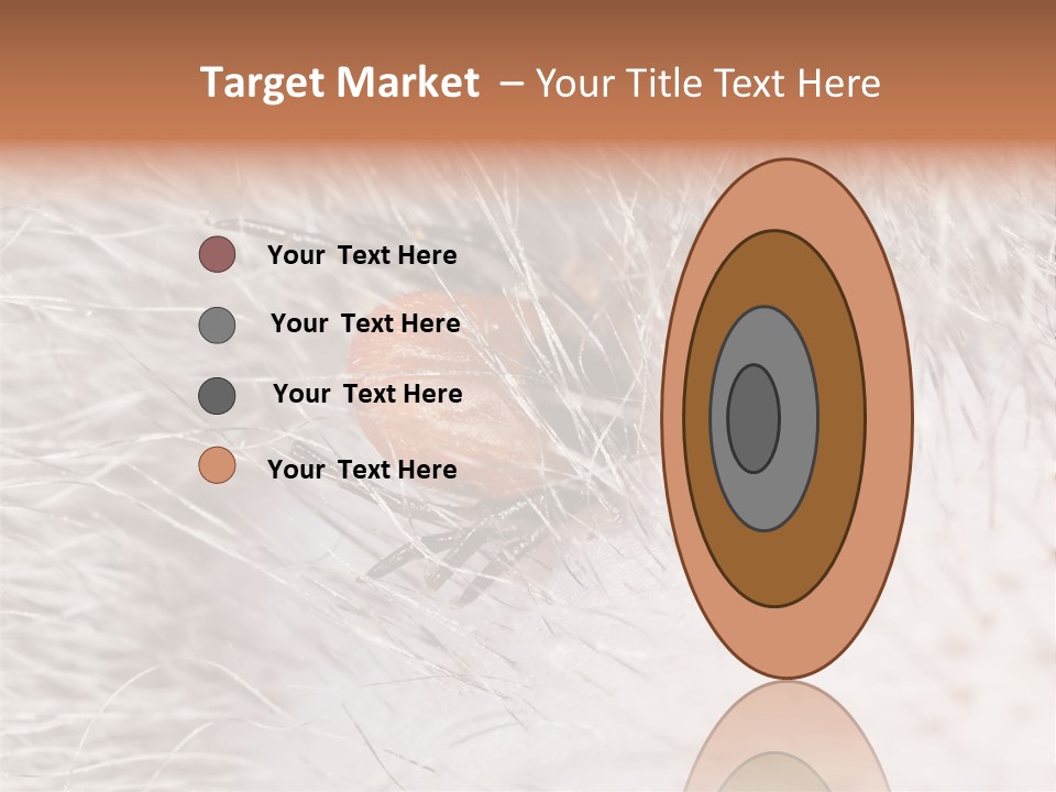 Hair Disease Carrier Brown PowerPoint Template