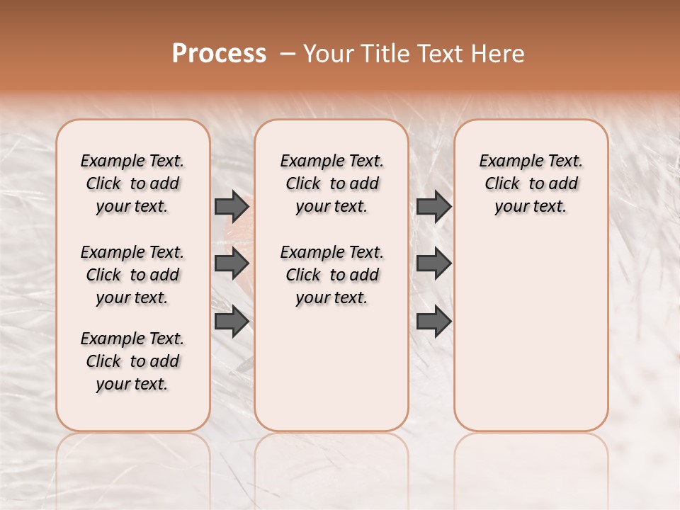 Hair Disease Carrier Brown PowerPoint Template