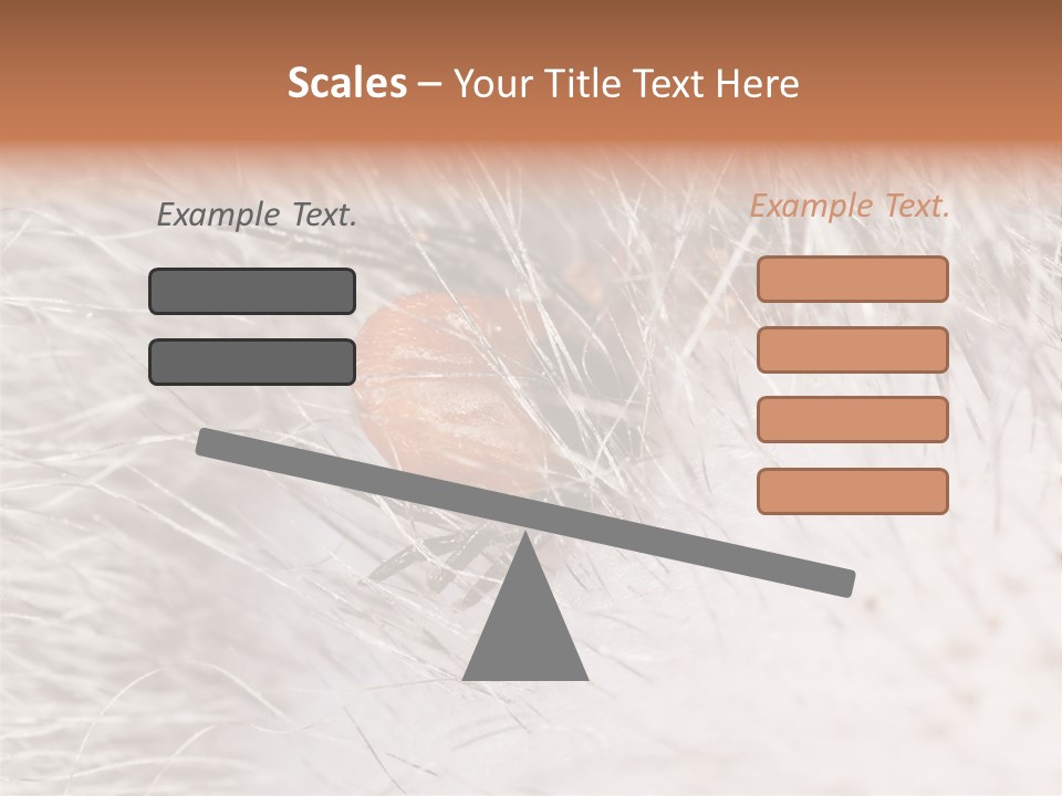 Hair Disease Carrier Brown PowerPoint Template