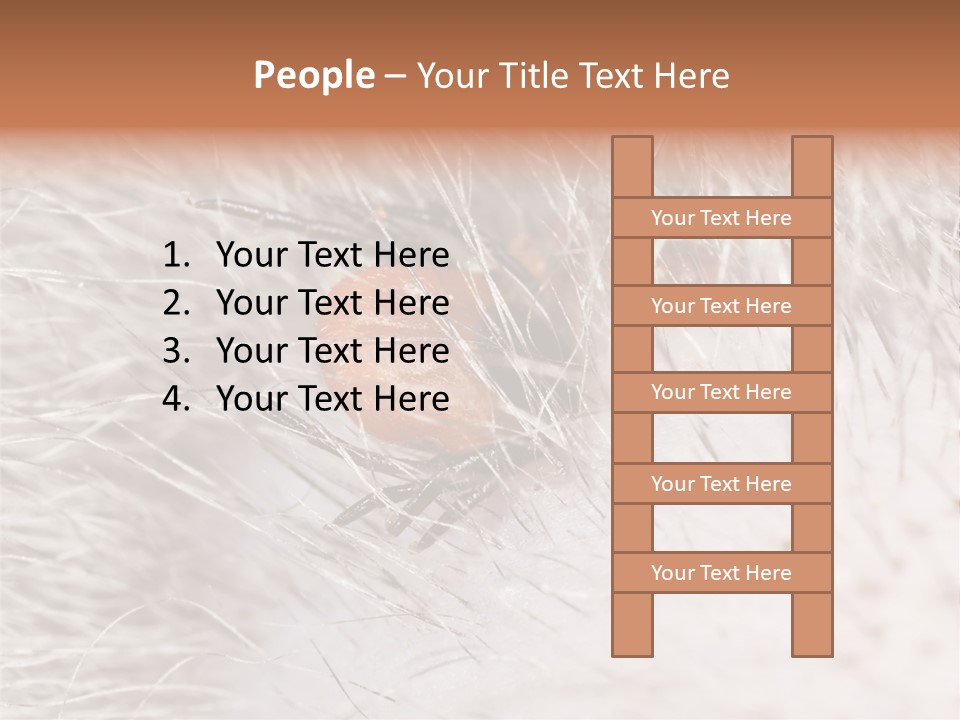 Hair Disease Carrier Brown PowerPoint Template