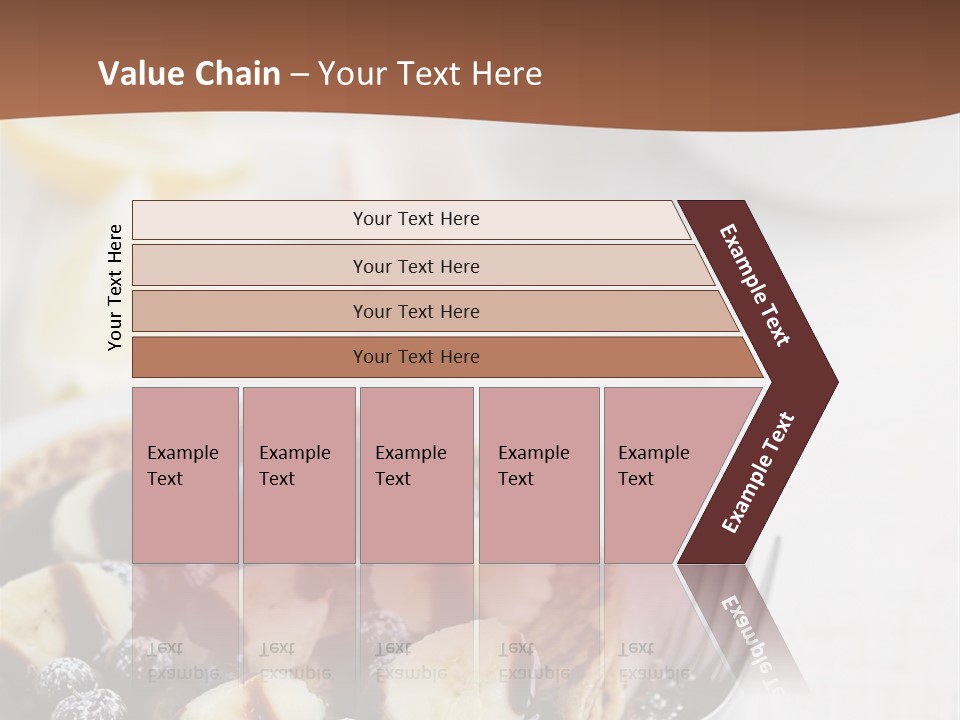 Baked Blueberry Close PowerPoint Template