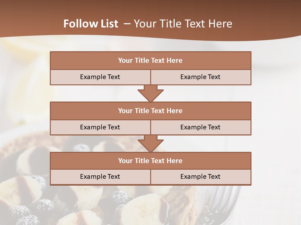 Baked Blueberry Close PowerPoint Template