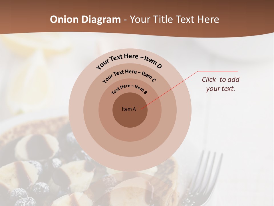 Baked Blueberry Close PowerPoint Template