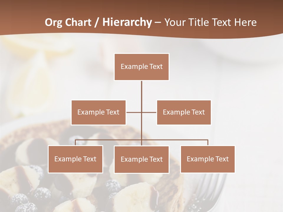 Baked Blueberry Close PowerPoint Template