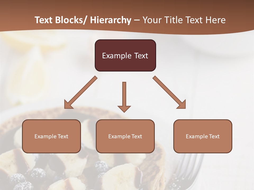 Baked Blueberry Close PowerPoint Template