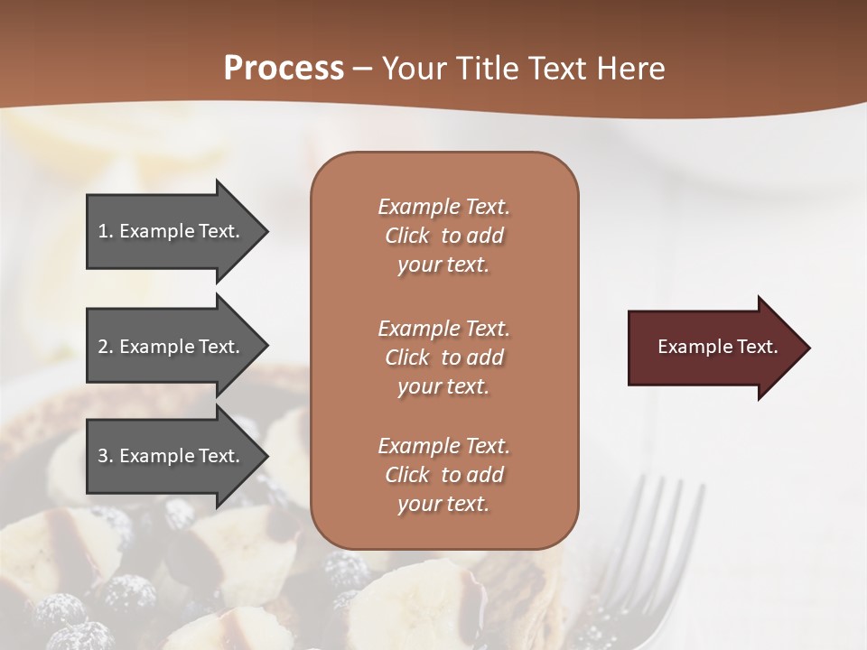 Baked Blueberry Close PowerPoint Template