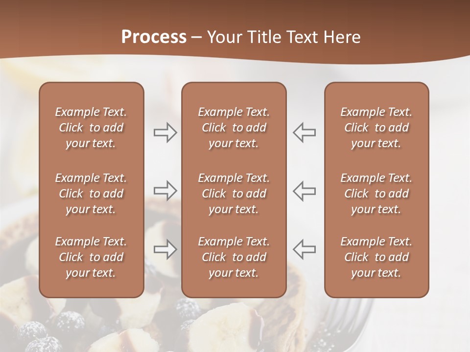 Baked Blueberry Close PowerPoint Template