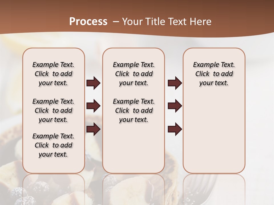 Baked Blueberry Close PowerPoint Template