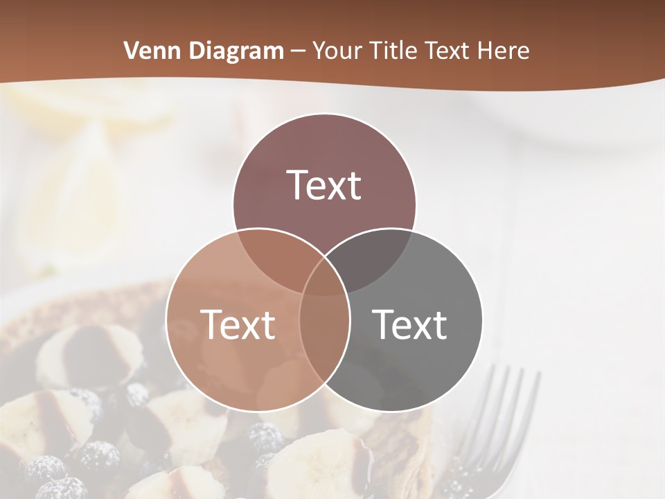 Baked Blueberry Close PowerPoint Template