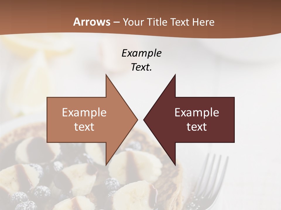 Baked Blueberry Close PowerPoint Template
