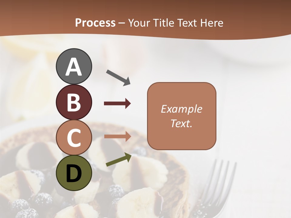 Baked Blueberry Close PowerPoint Template
