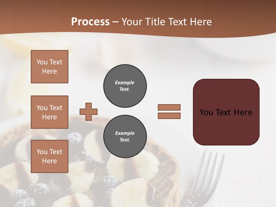 Baked Blueberry Close PowerPoint Template