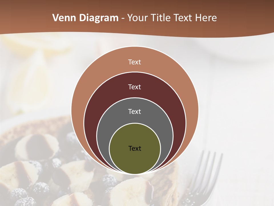 Baked Blueberry Close PowerPoint Template