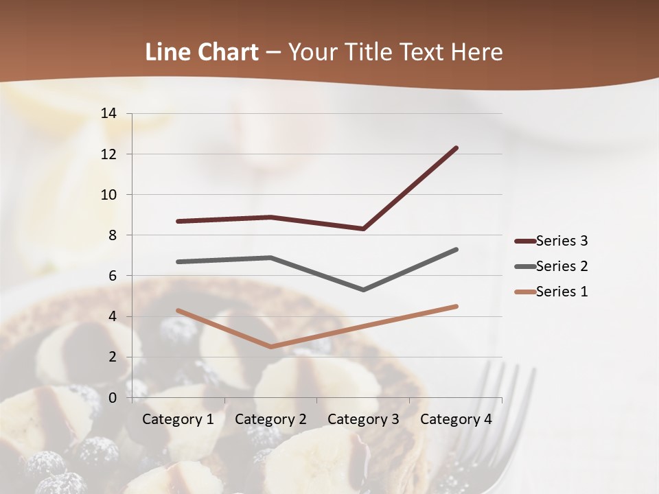 Baked Blueberry Close PowerPoint Template