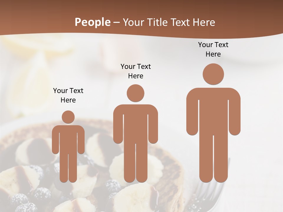 Baked Blueberry Close PowerPoint Template