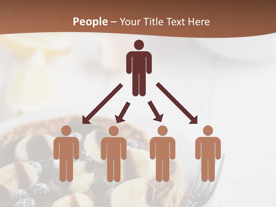 Baked Blueberry Close PowerPoint Template