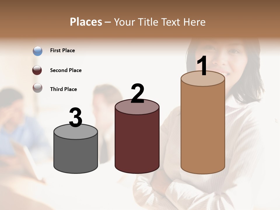 Corporate Happy Three PowerPoint Template