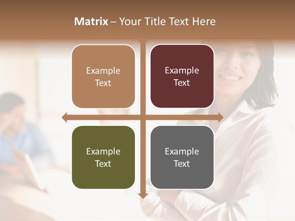 Corporate Happy Three PowerPoint Template