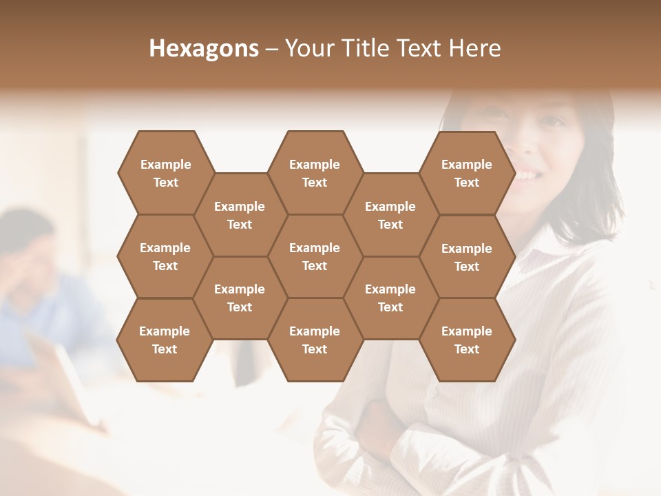 Corporate Happy Three PowerPoint Template