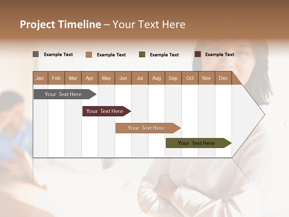 Corporate Happy Three PowerPoint Template