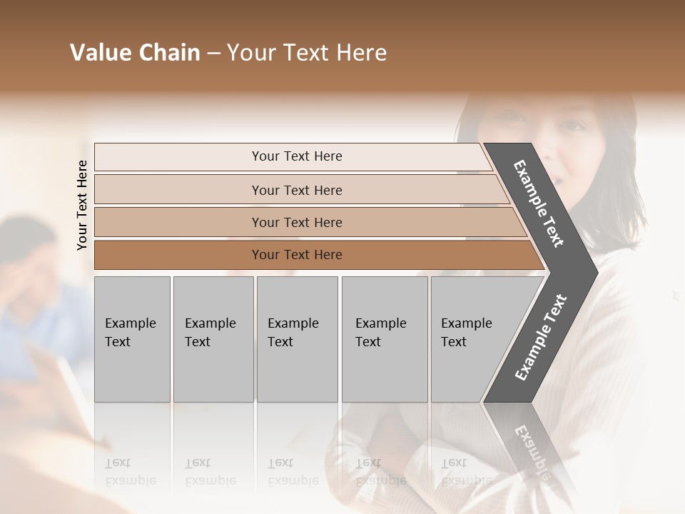 Corporate Happy Three PowerPoint Template