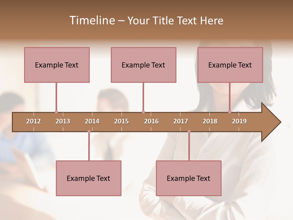 Corporate Happy Three PowerPoint Template