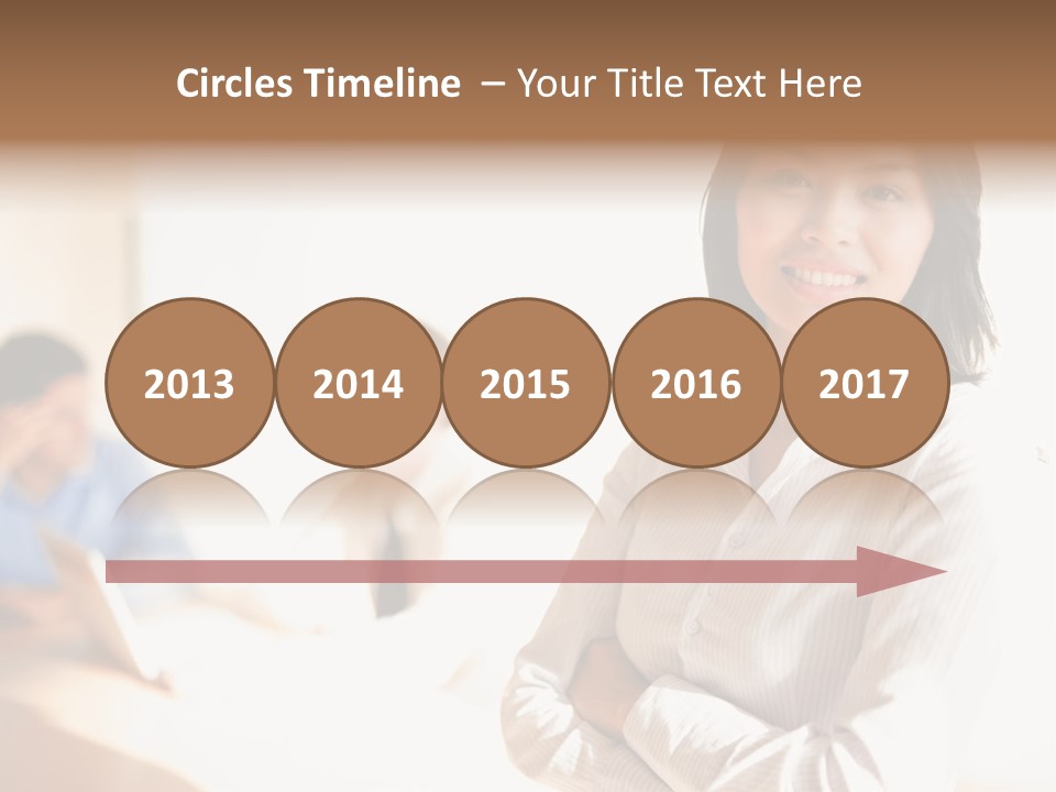 Corporate Happy Three PowerPoint Template