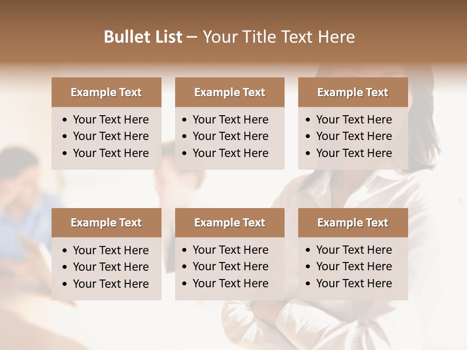 Corporate Happy Three PowerPoint Template