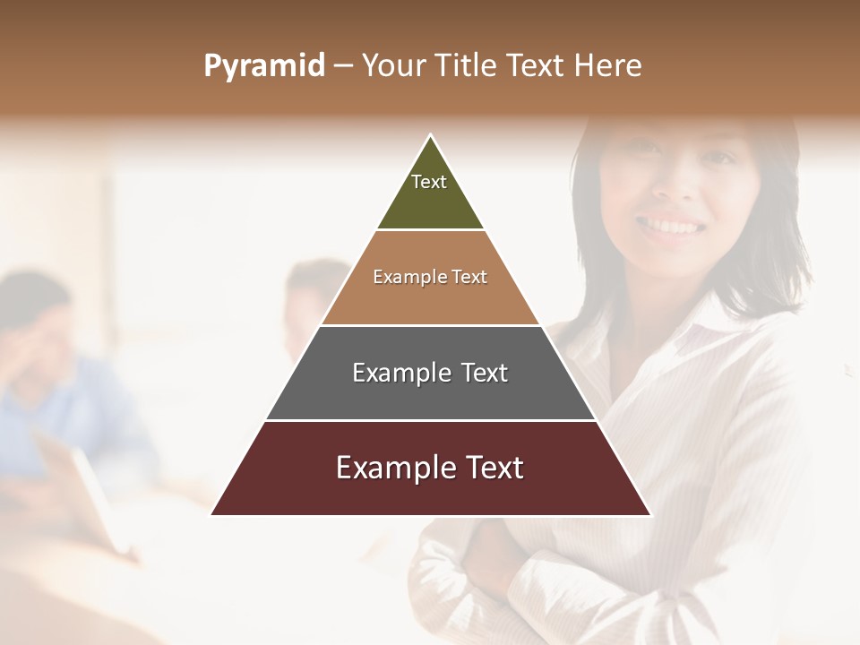 Corporate Happy Three PowerPoint Template