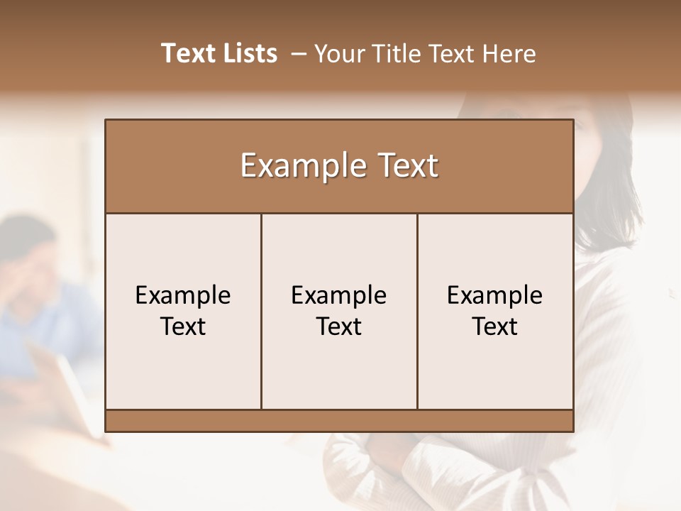 Corporate Happy Three PowerPoint Template