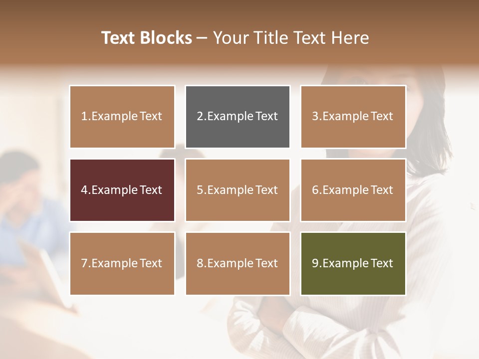 Corporate Happy Three PowerPoint Template